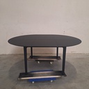 Bok round extendable dining table
