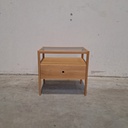 Spindle bedside table