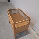 Spindle bedside table
