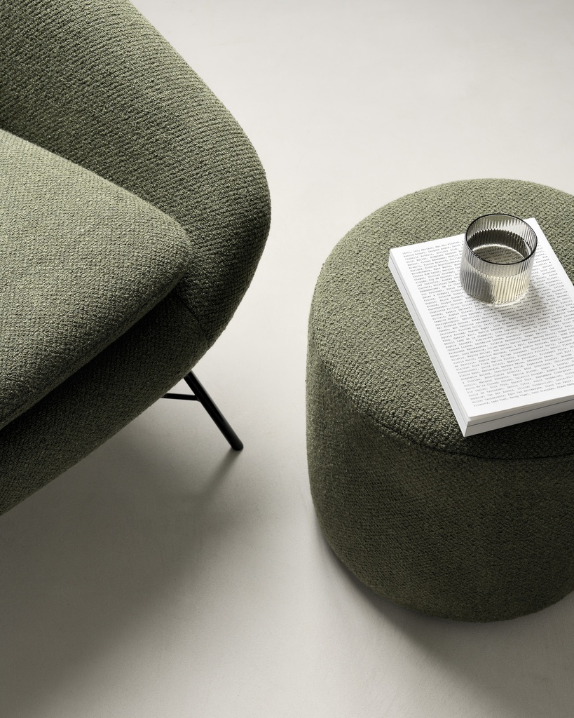 Barrow pouf (pine green) TEMPLATE