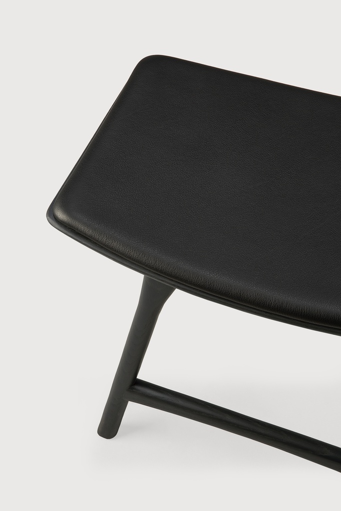 Osso stool (black leather) TEMPLATE