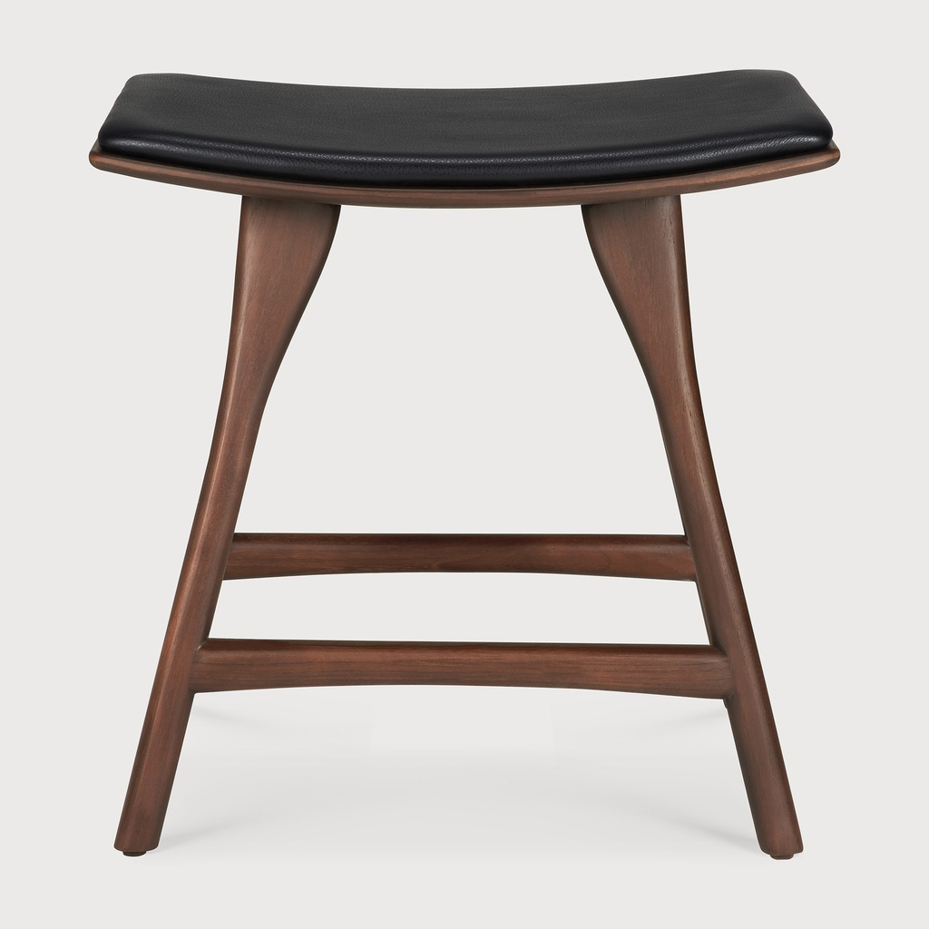 Osso stool (black leather) TEMPLATE