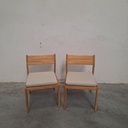Jack outdoor dining chair with cushion (Set of 2)