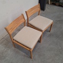 Jack outdoor dining chair with cushion (Set of 2)