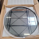 Aged wall mirror