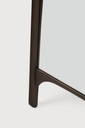 PI floor mirror - varnished mahogany frame - dark