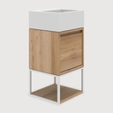 Oak Junior bathroom cabinet - 1 opening door
