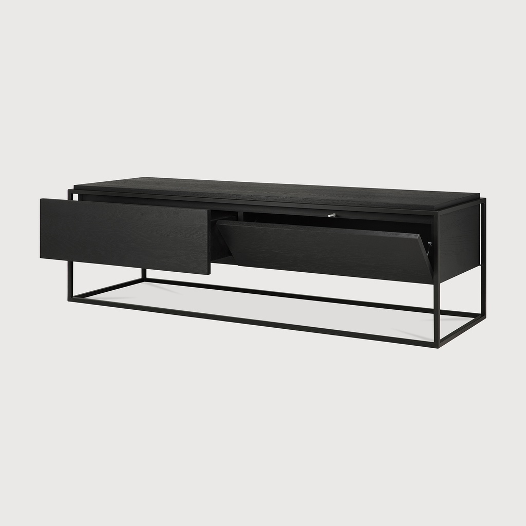 Monolit black TV cupboard TEMPLATE
