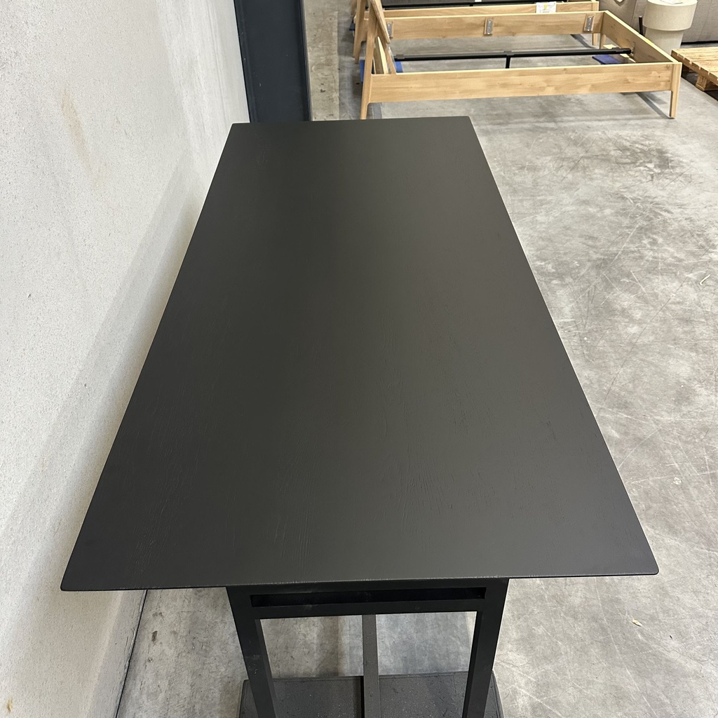 Bok adjustable desk - black oak 200cm