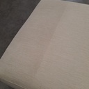 Monocle outdoor daybed - Left arm with cushion (white)