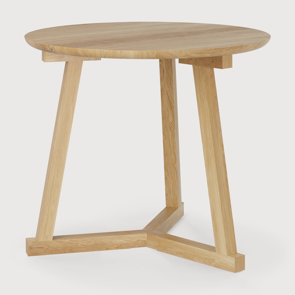 Oak Tripod side table