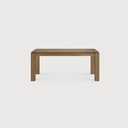Teak Slice extendable dining table - legs 10 x 10 cm 180-280/100/76