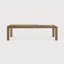 Teak Slice extendable dining table - legs 10 x 10 cm 180-280/100/76