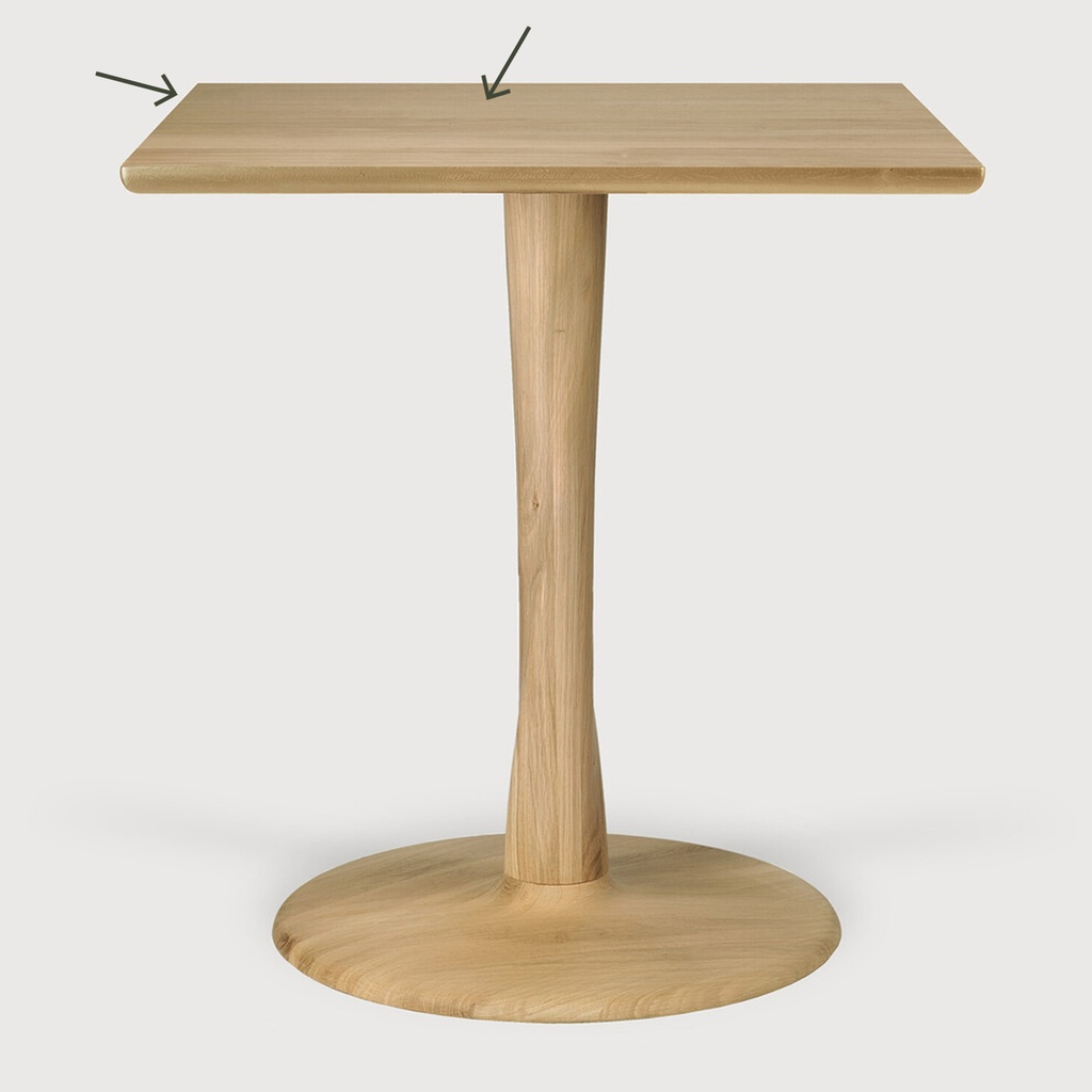 Torsion dining table