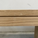 Double extendable dining table