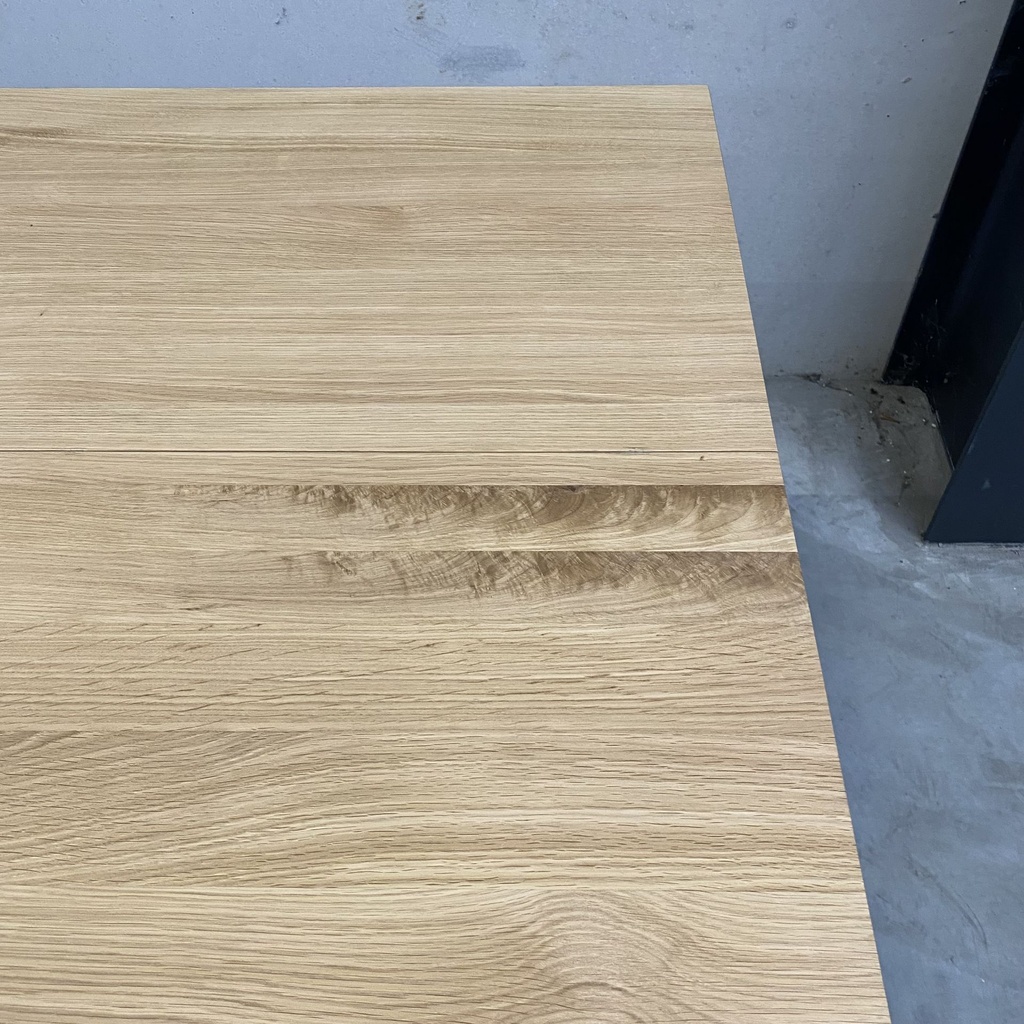 Double extendable dining table