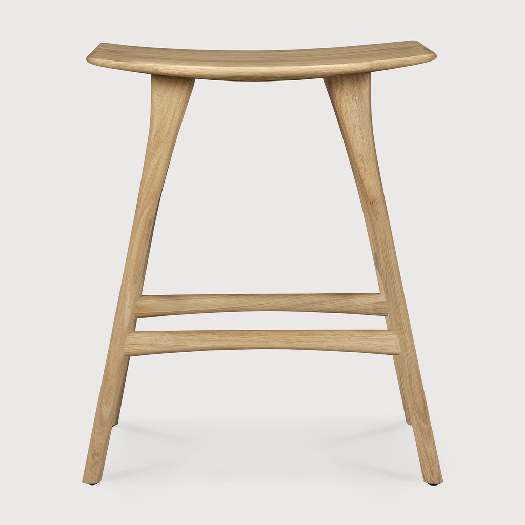 Oak Osso stool high - Varnished