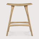 Oak Osso stool high - Varnished