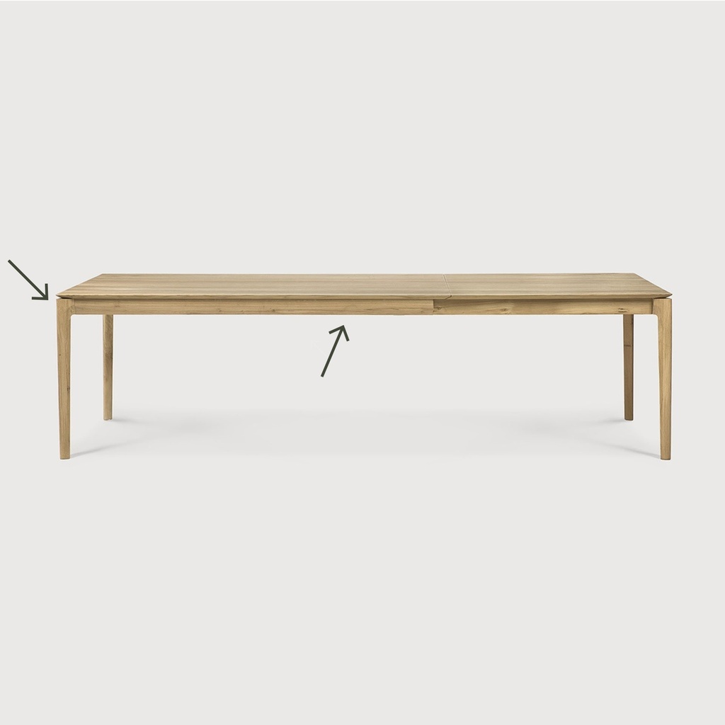 Bok extendable dining table