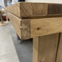 Double extendable dining table