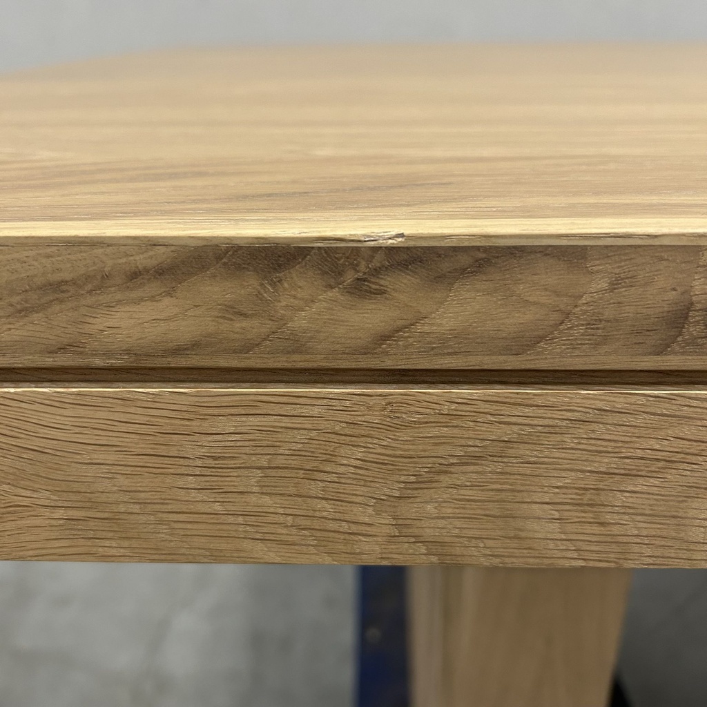 Double extendable dining table