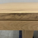 Double extendable dining table