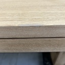 Double extendable dining table