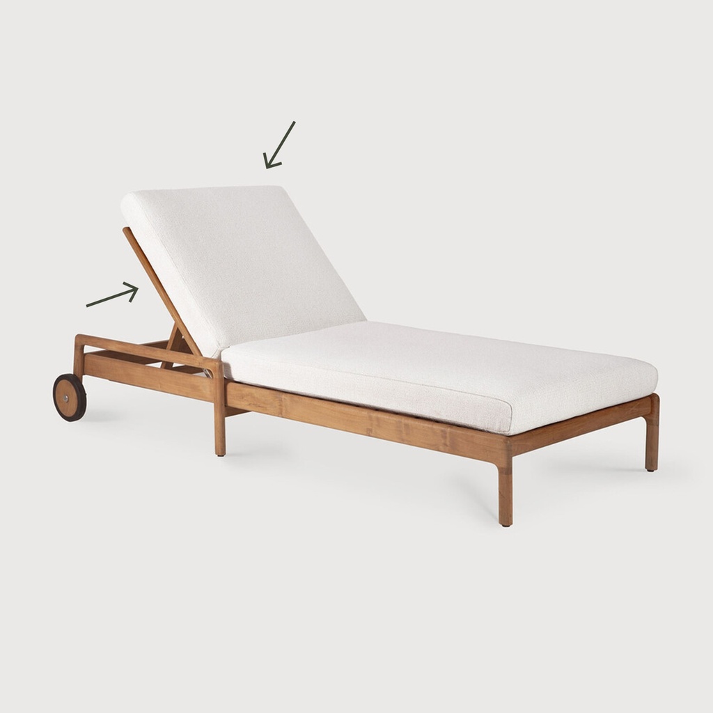 Jack outdoor adjustable lounger cushion