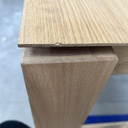 Slice extendable dining table
