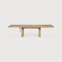 Double extendable dining table