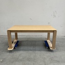 Slice extendable dining table