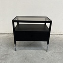 Spindle bedside table