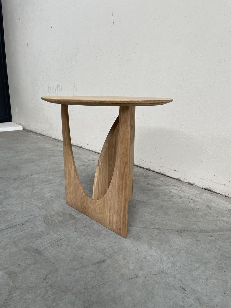 Geometric side table