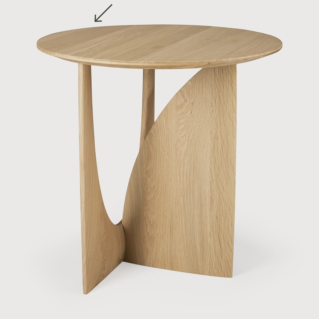 Geometric side table
