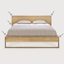 Oak Nordic II bed