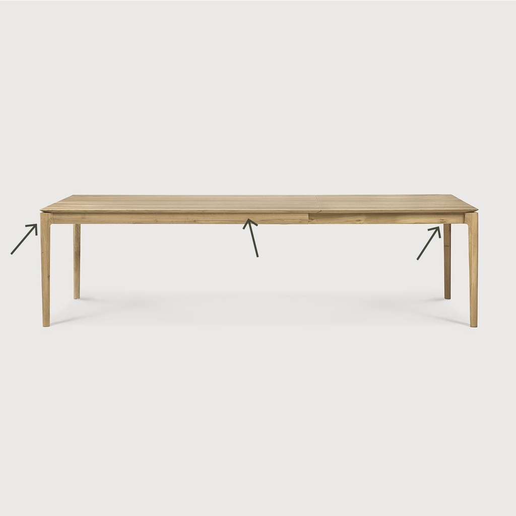 Bok extendable dining table