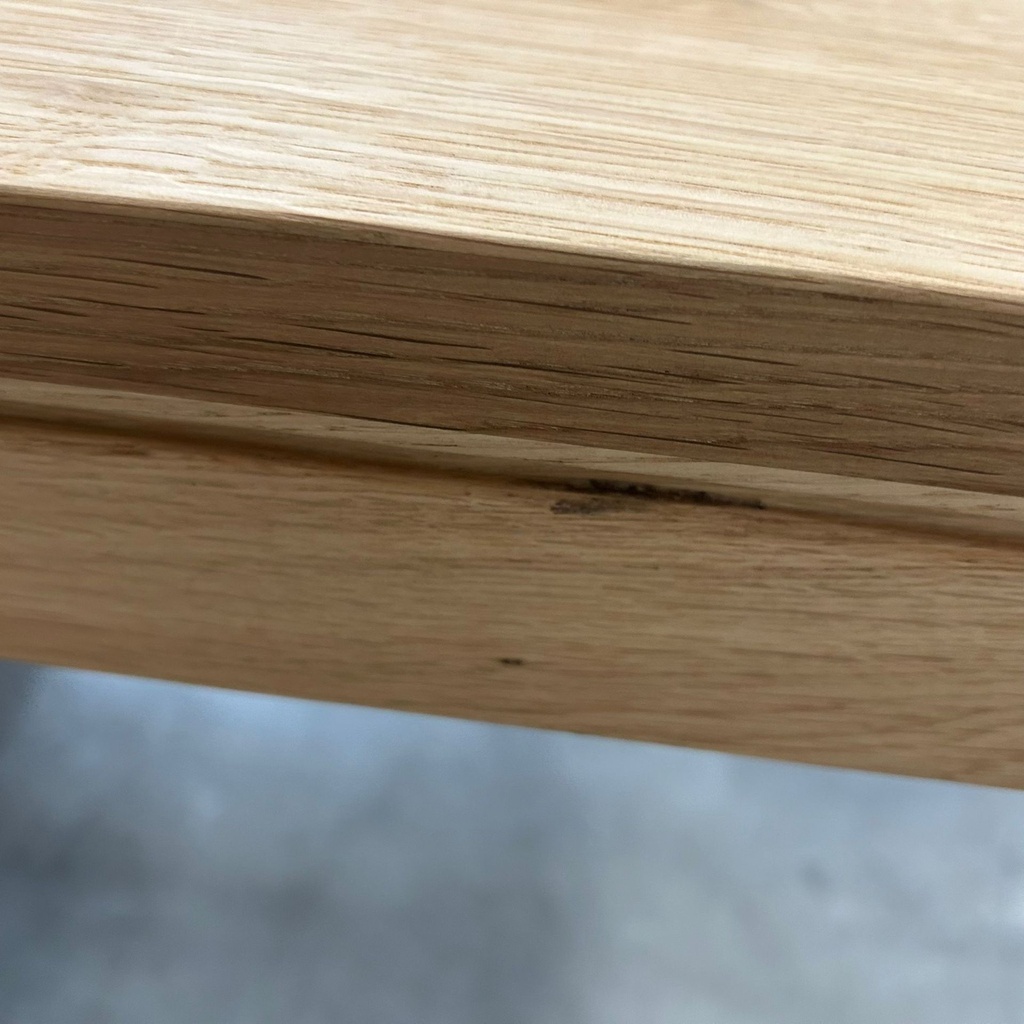 Double extendable dining table