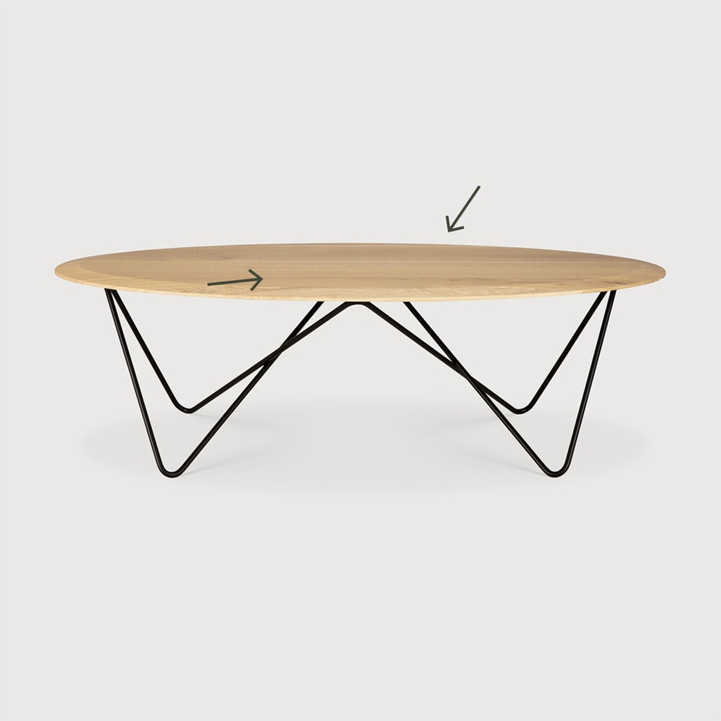 Oak Orb coffee table