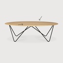 Oak Orb coffee table