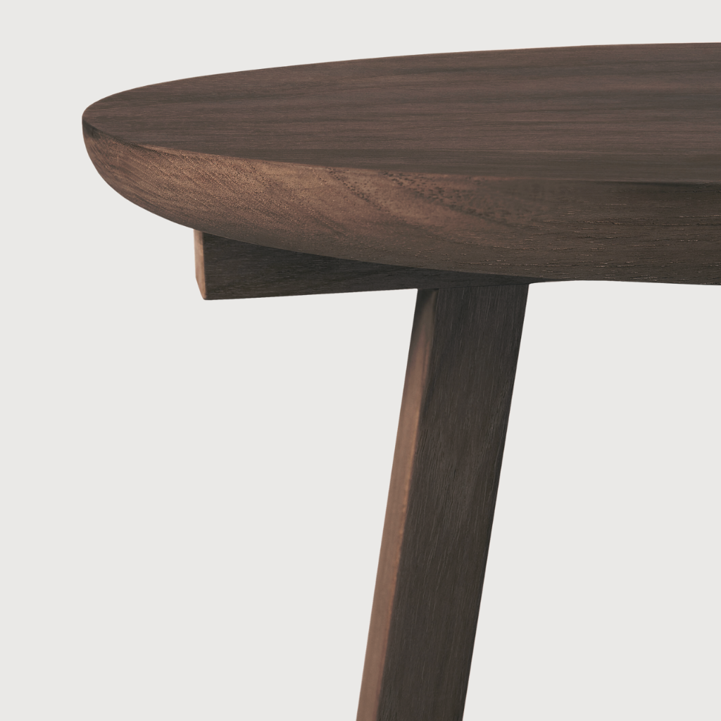 Walnut Tripod side table