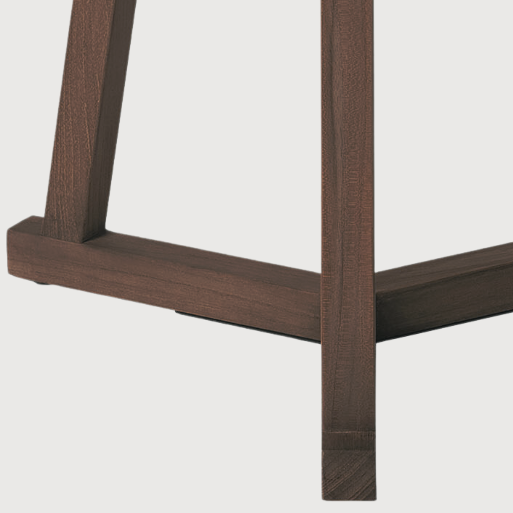 Walnut Tripod side table