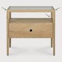 Spindle bedside table