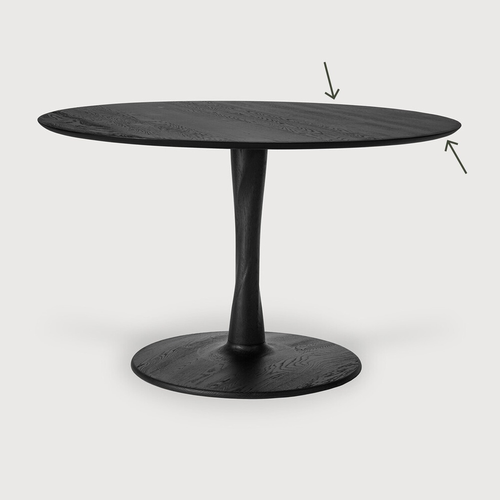 Torsion dining table