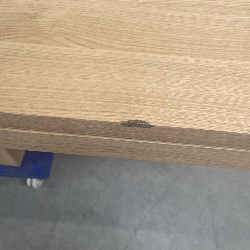 Double extendable dining table