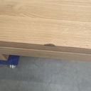 Double extendable dining table