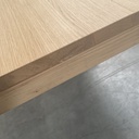 Double extendable dining table