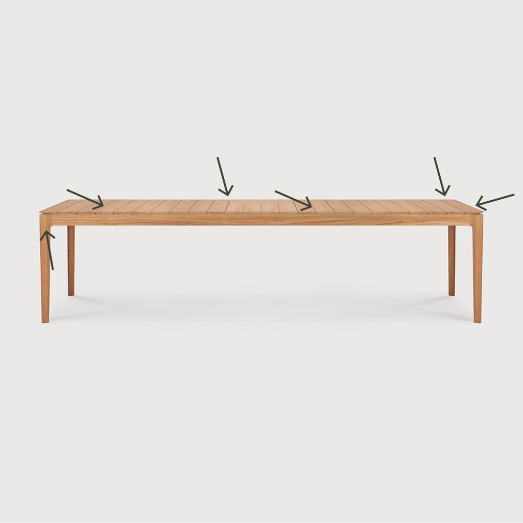 Bok outdoor dining table