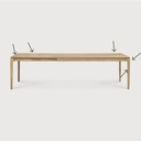 Bok extendable dining table