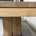 Double extendable dining table