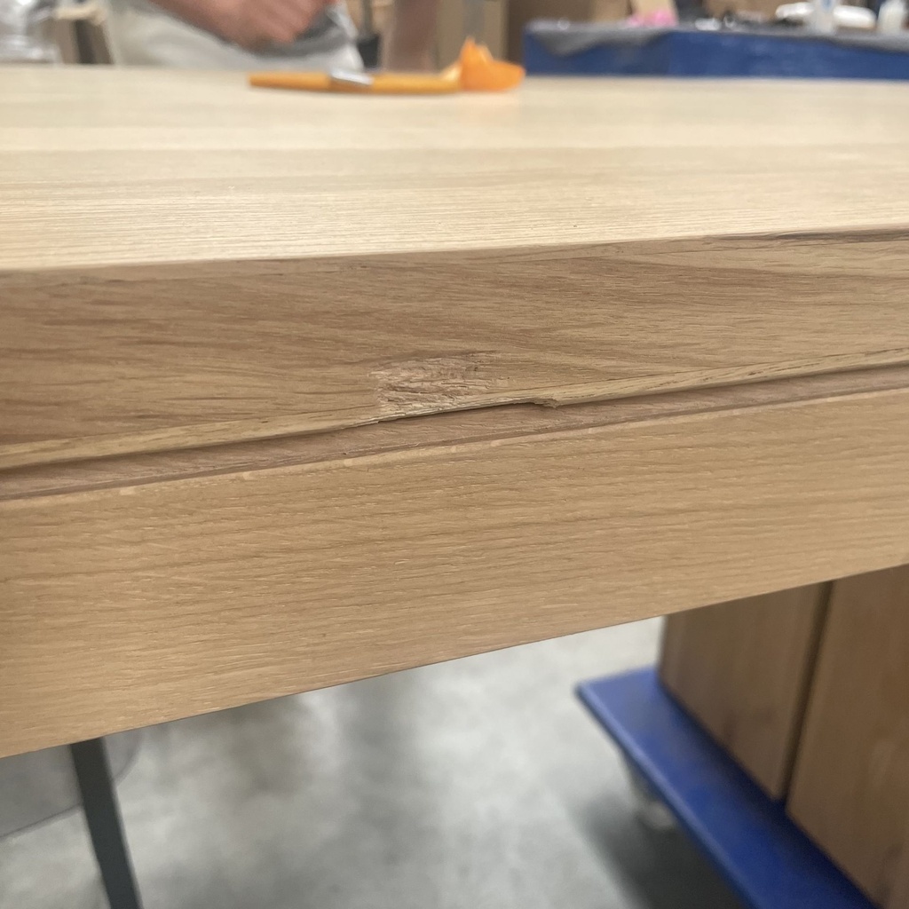 Double extendable dining table